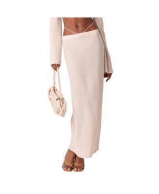 Celeste Low Rise Strap Maxi Skirt Product Image