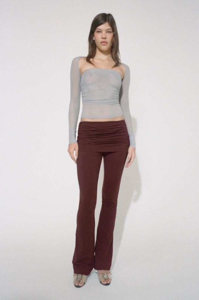 ALANA PANT - BROWN — BROWN / XS Product Image