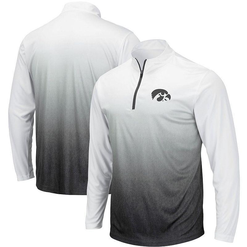 Mens Colosseum Gray Tennessee Volunteers Magic Team Logo Quarter-Zip Jacket Product Image