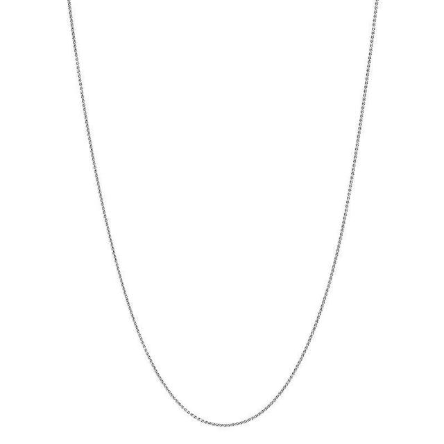 Sterling Silver Wheat Chain Necklace - 16-in., Womens Product Image