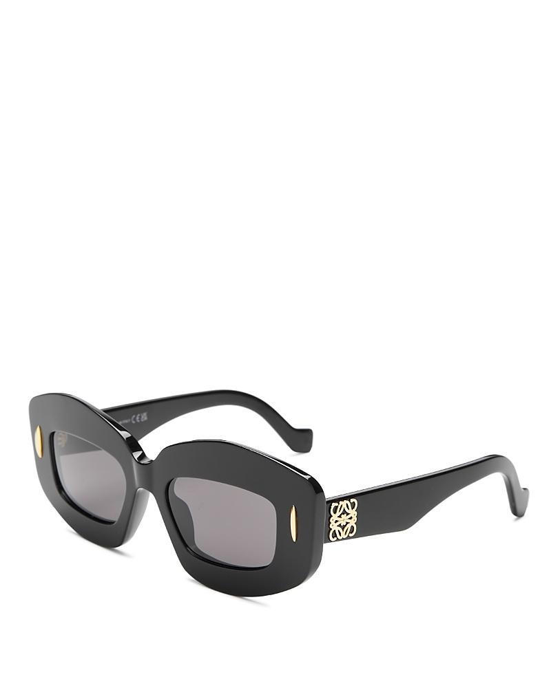 Loewe Silver Screen 49mm Rectangular Sunglasses Product Image