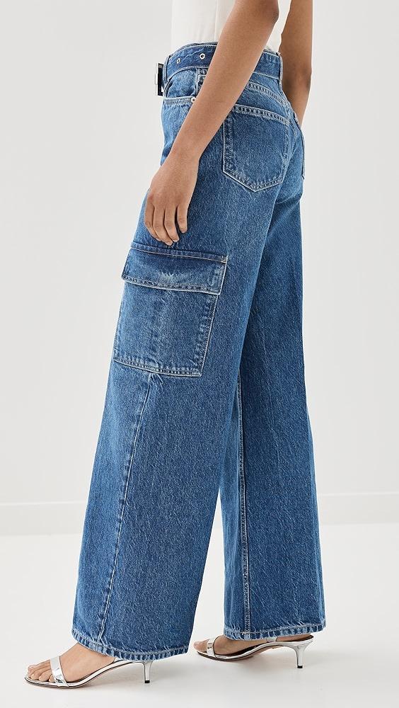 Reformation Cary Belted Cargo High Rise Slouchy Jeans | Shopbop Product Image