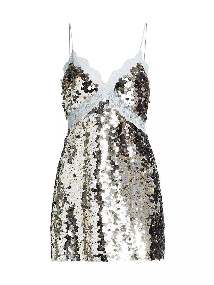 Finta Sequin Slip Dress Product Image