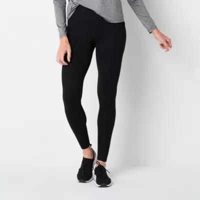 Xersion Womens Winter Brushed Back Fleece High Rise Moisture Wicking Full Length Leggings Product Image