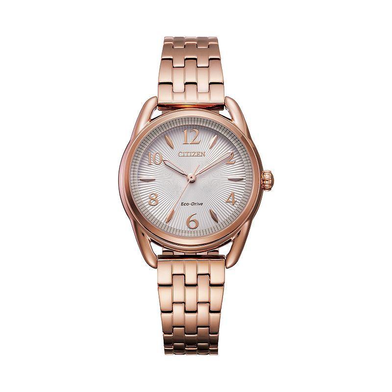 Drive from Citizen Eco-Drive Womens Rose Gold Tone Stainless Steel Watch - FE1213-50A Pink Tone Product Image