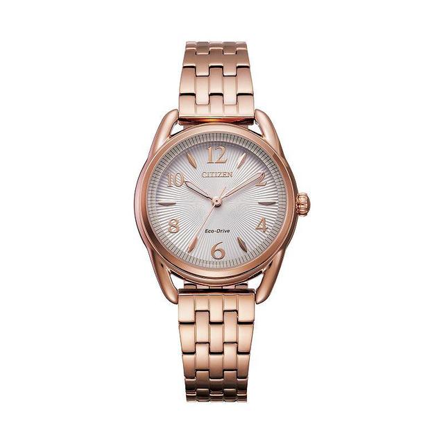 Drive from Citizen Eco-Drive Womens Rose Gold Tone Stainless Steel Watch - FE1213-50A Pink Product Image