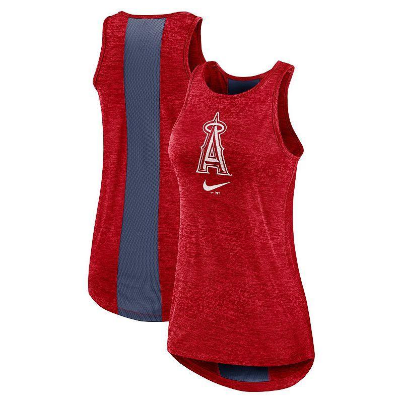 Womens Nike Red Los Angeles Angels Right Mix High Neck Tank Top Product Image