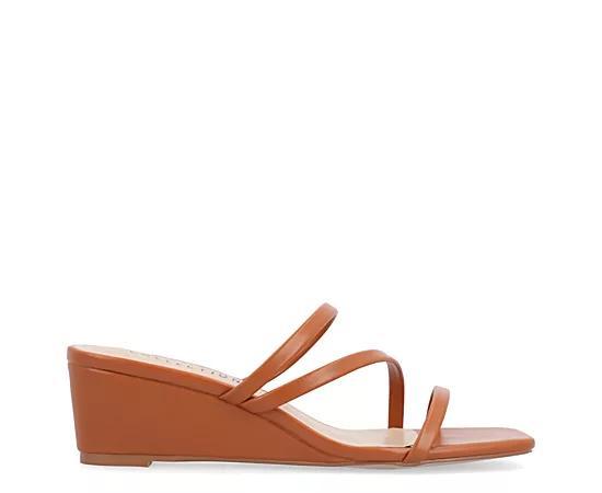 Journee Collection Womens Takarah Wedge Slip On Sandal Product Image