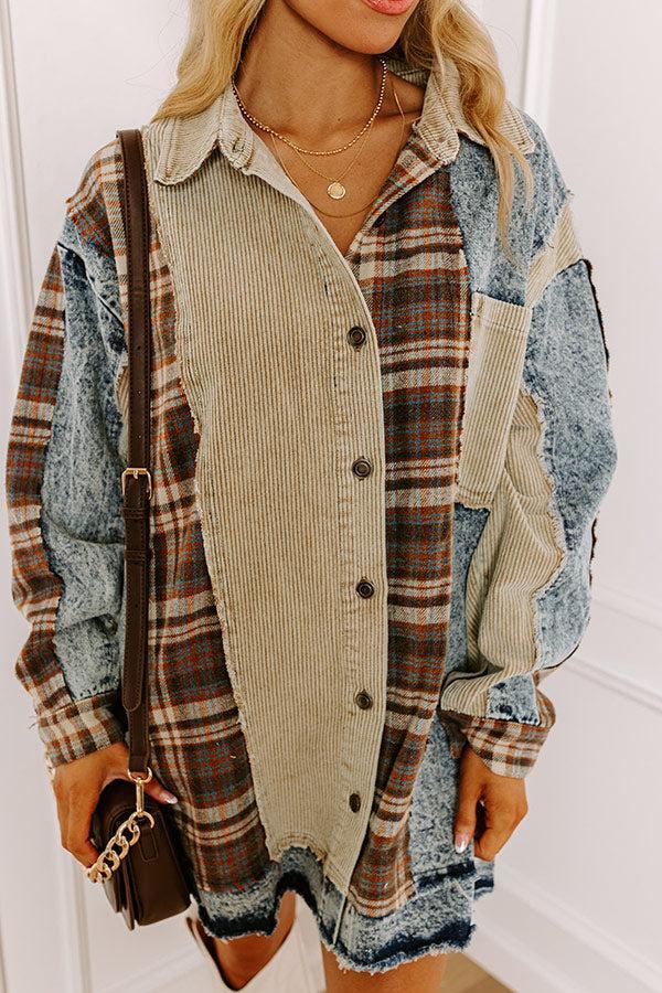 Sugar And Spice Plaid Jacket Product Image