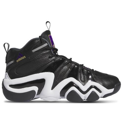 adidas Mens adidas Crazy 8 - Mens Basketball Shoes Black/Purple Product Image