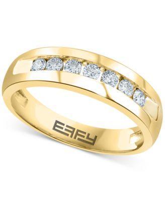 Effy Mens Diamond Channel-Set Band (1/2 ct. t.w.) Product Image