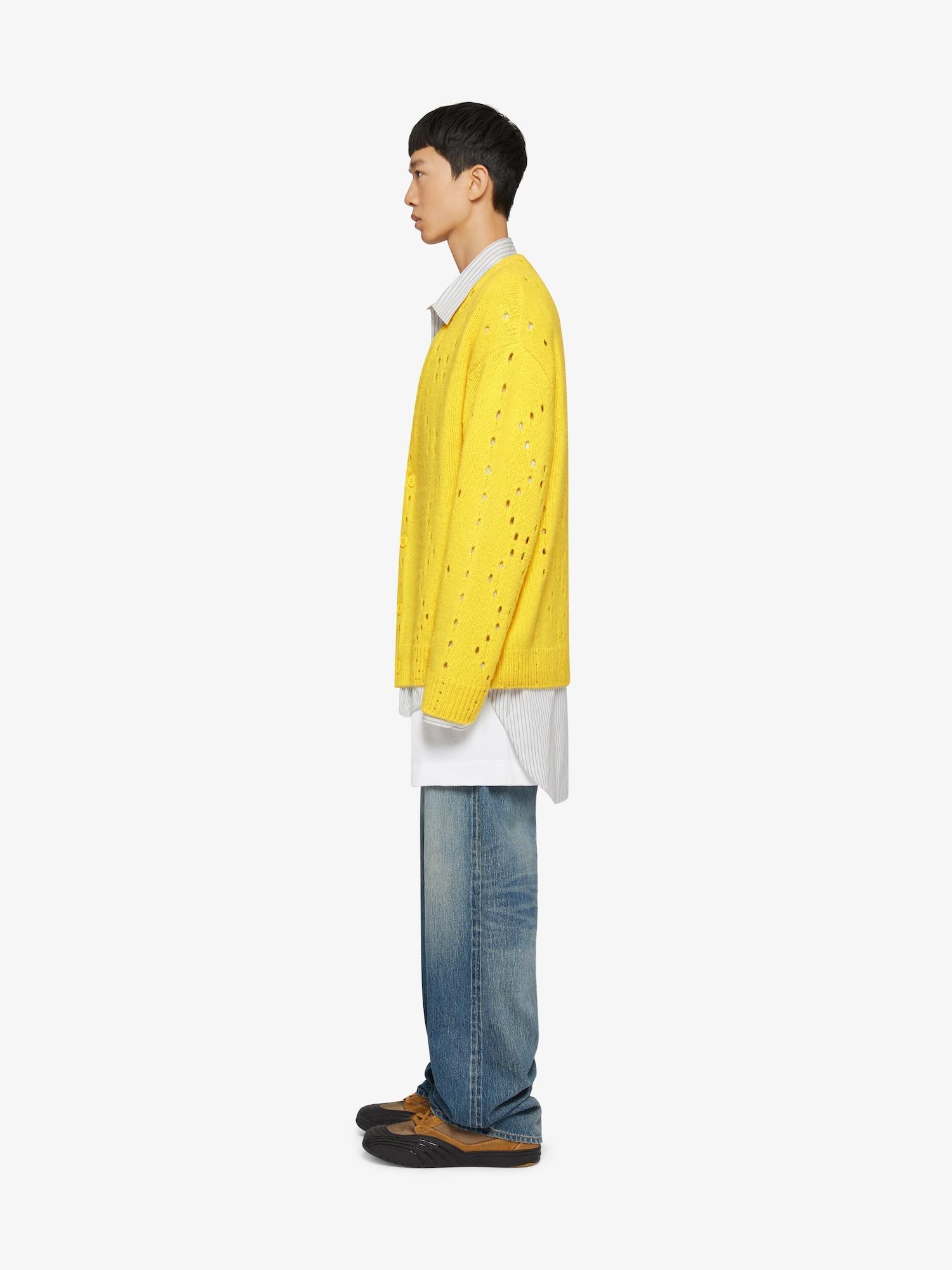 Oversized cardigan in wool Product Image