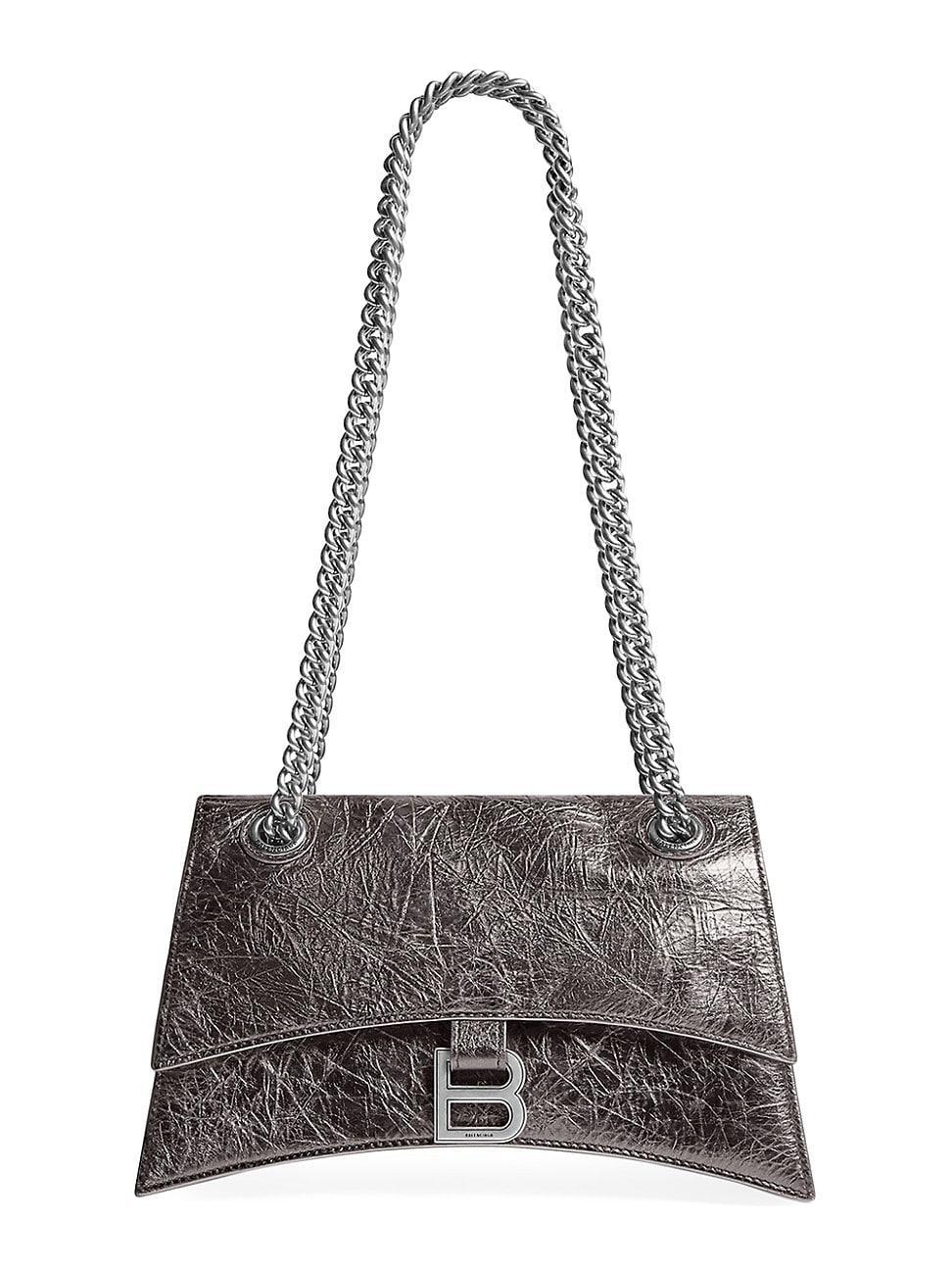 Balenciaga Small Crush Crushed Metallic Leather Shoulder Bag Product Image