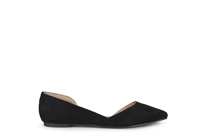 Journee Collection Women's Ester Flats, Black, 9M Product Image