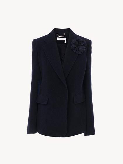 Buttonless tailored jacket Product Image