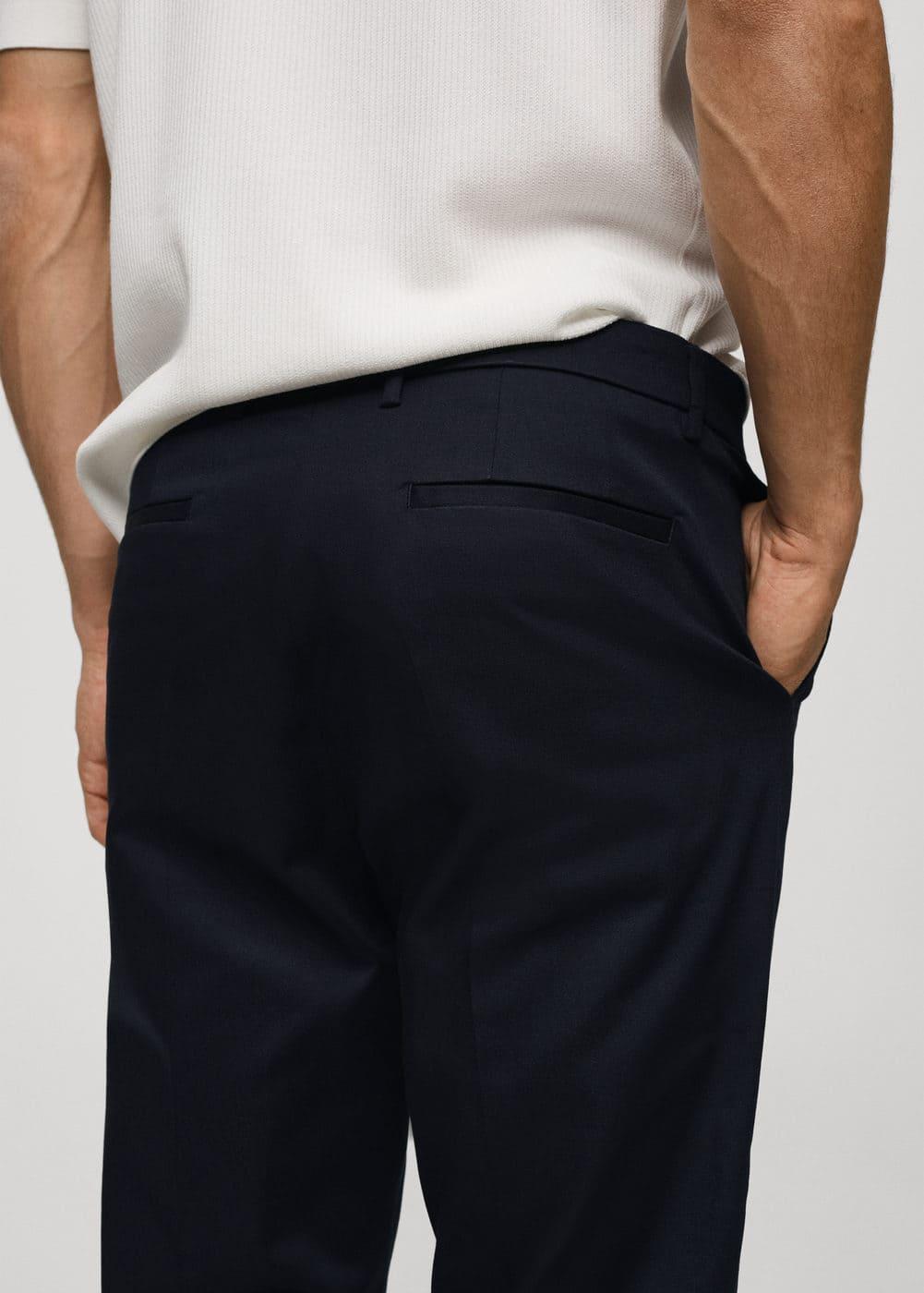 MANGO MAN - Slim fit chino trousers navyMen Product Image