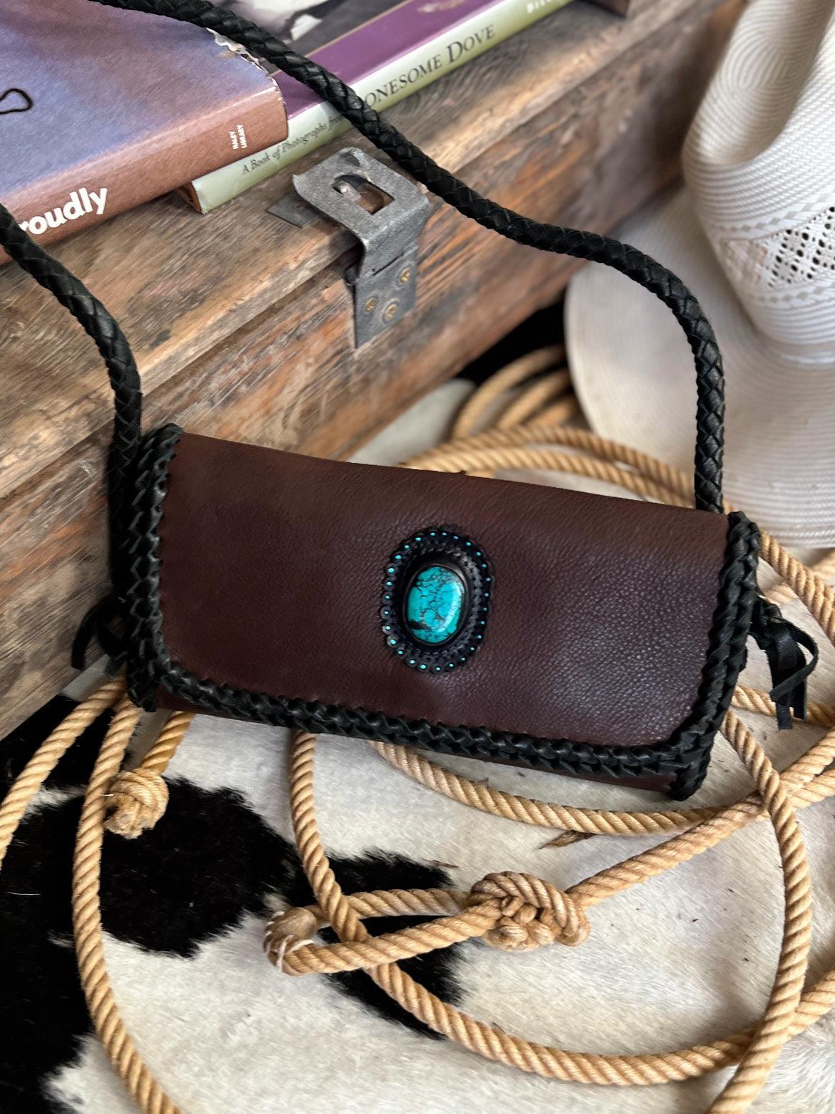 Darling Blue Eyes Leather Bag Product Image