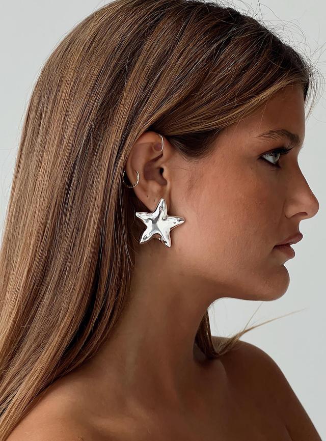 Pretty Lady Earrings Silver Product Image