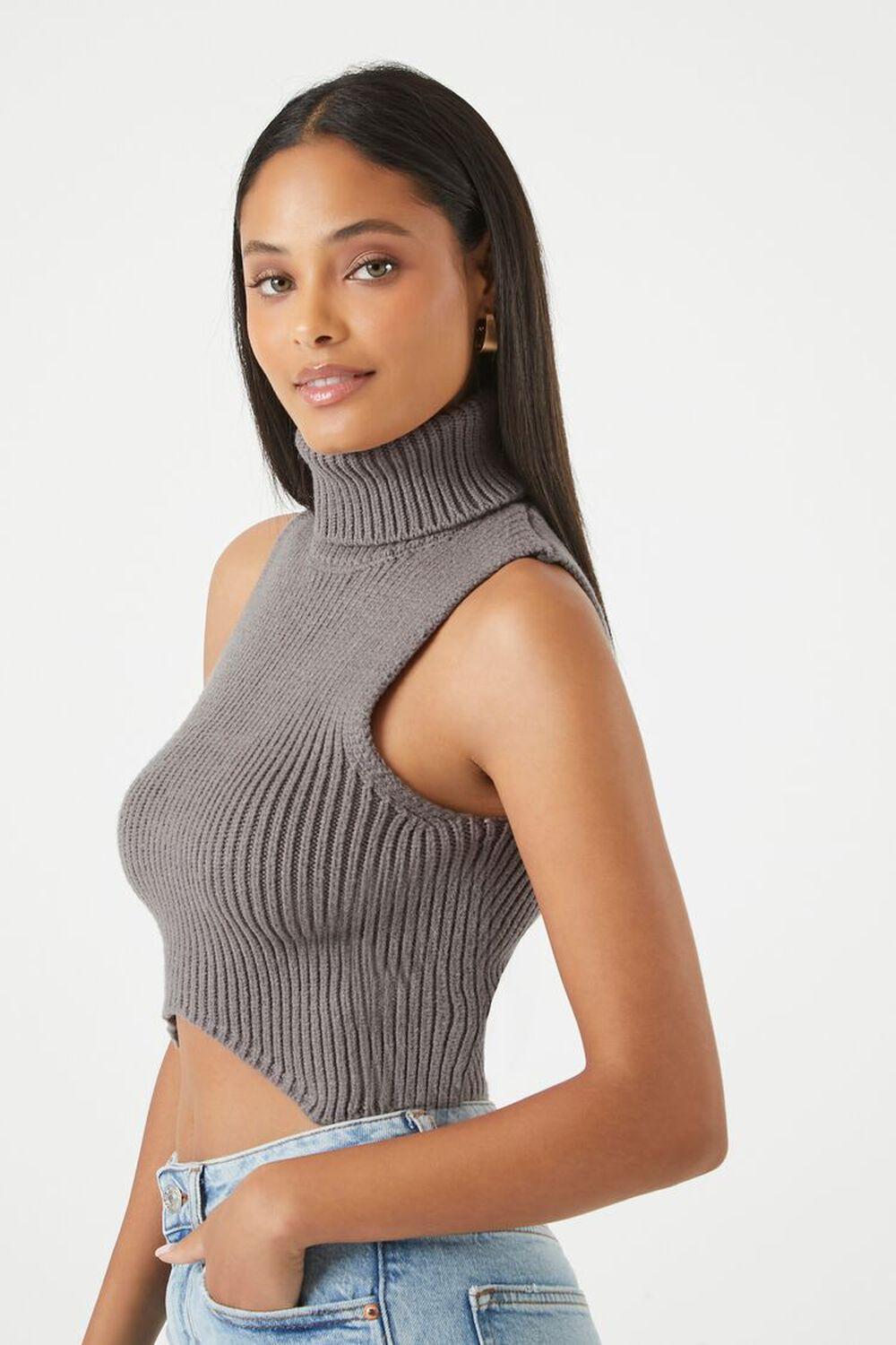 Sweater-Knit Turtleneck Crop Top | Forever 21 Product Image