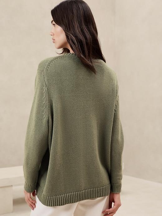 Oversized Textured Sweater Product Image