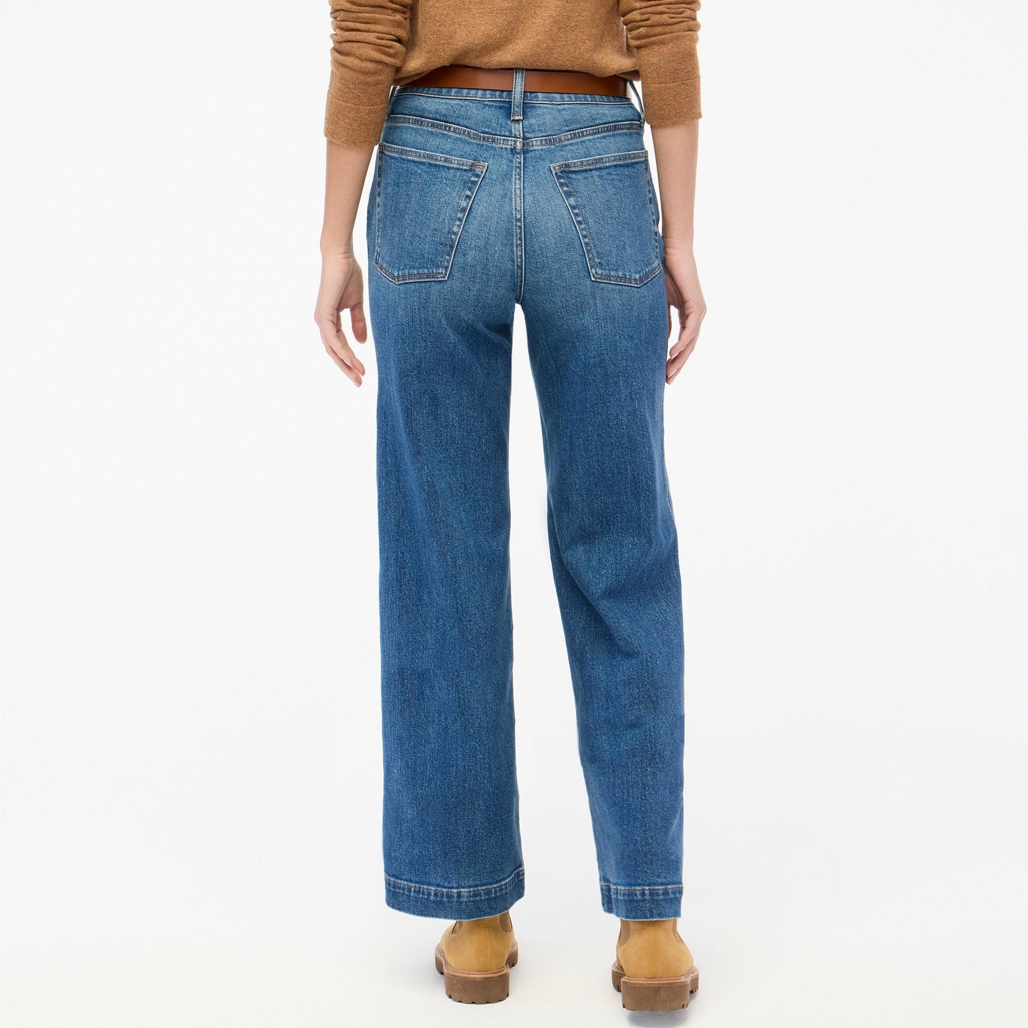 Classic wide-leg jean in all-day stretch Product Image