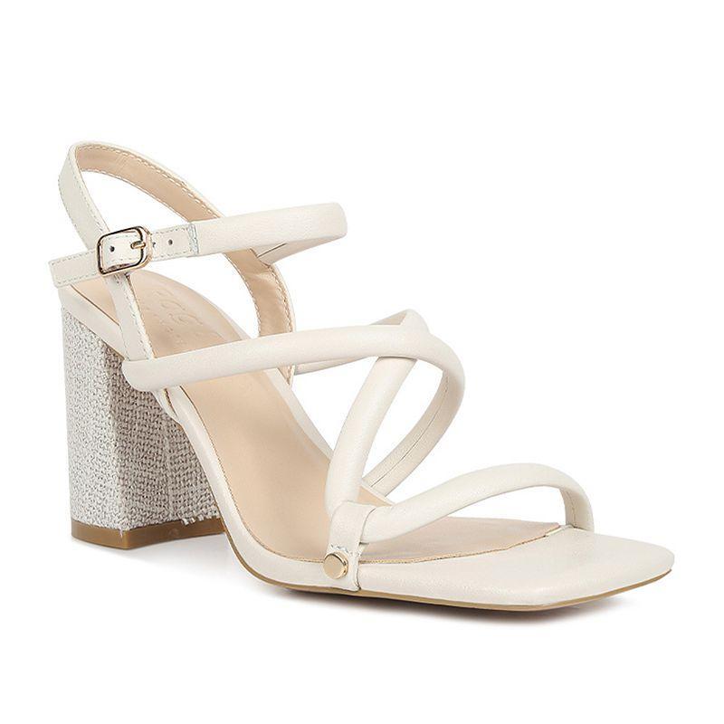 Rag & Co Womens Strappy Block Heel Dress Sandals Product Image