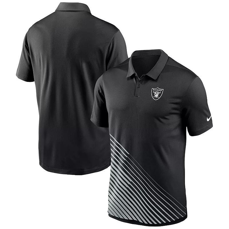 Mens Nike Black Las Vegas Raiders Vapor Performance Polo Shirt Product Image