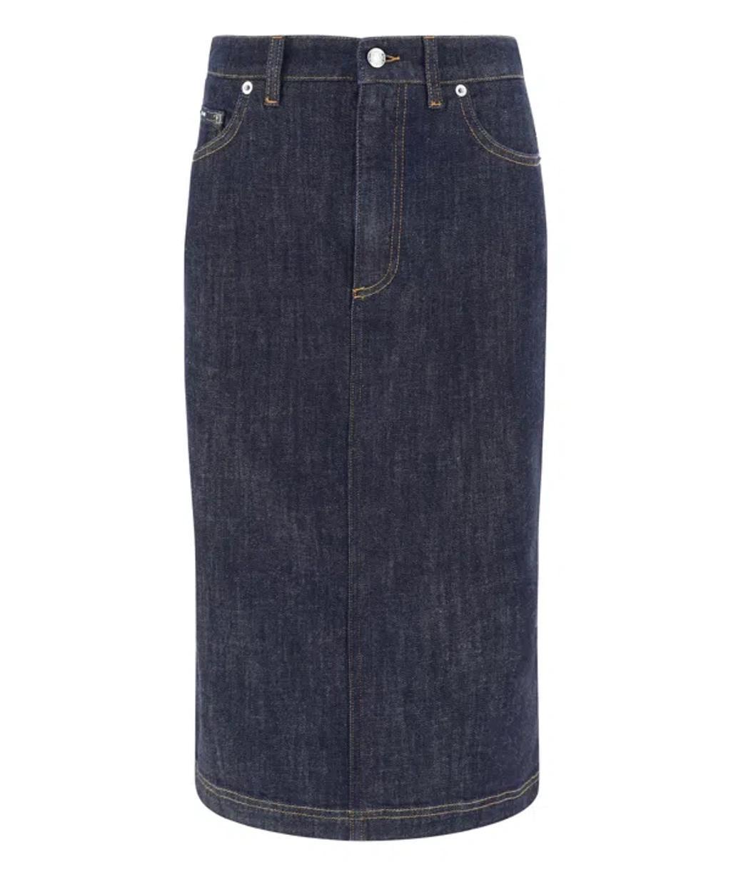 Midi Skirt In Blue product image