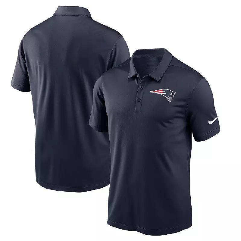 Mens Nike New England Patriots Fan Gear Franchise Heat-Sealed Graphic Team Polo Blue Product Image