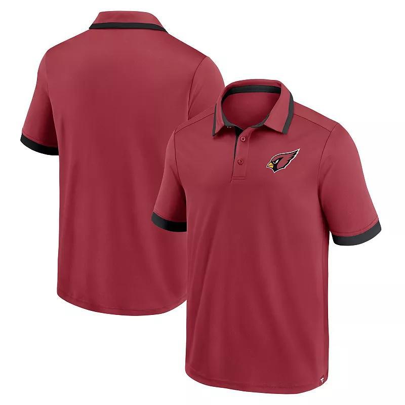 Mens Fanatics Branded Cardinal Arizona Cardinals Tipped Polo Product Image