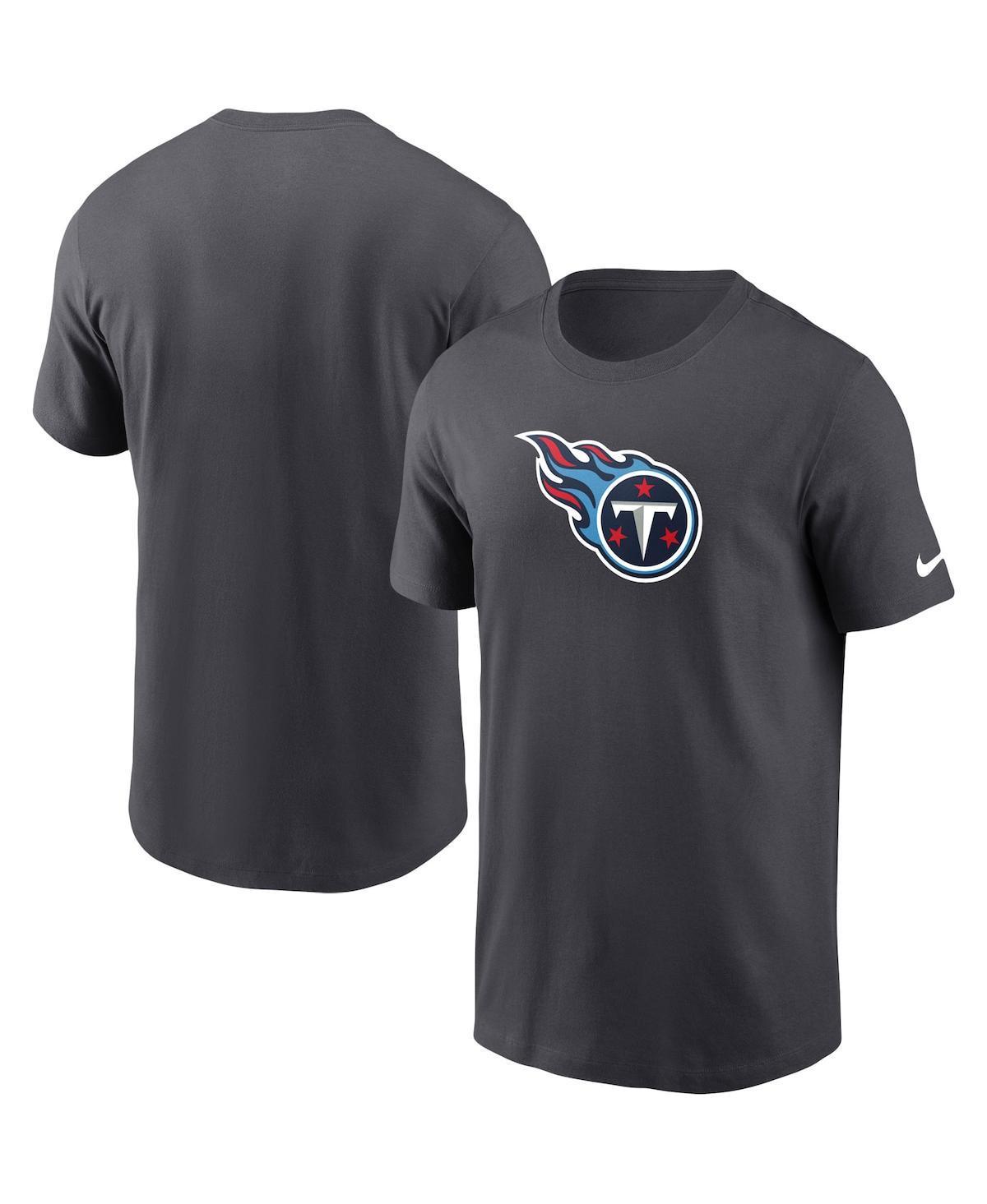 Mens Nike Charcoal Tennessee Titans Primary Logo T-Shirt Product Image