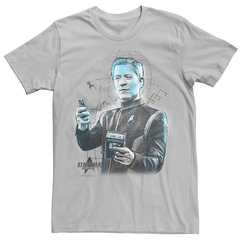 Mens Star Trek Discovery Stamets Sketch Schematic Tee Product Image