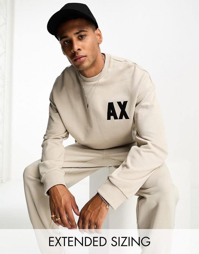 Armani Exchange oversized logo sweatshirt Product Image