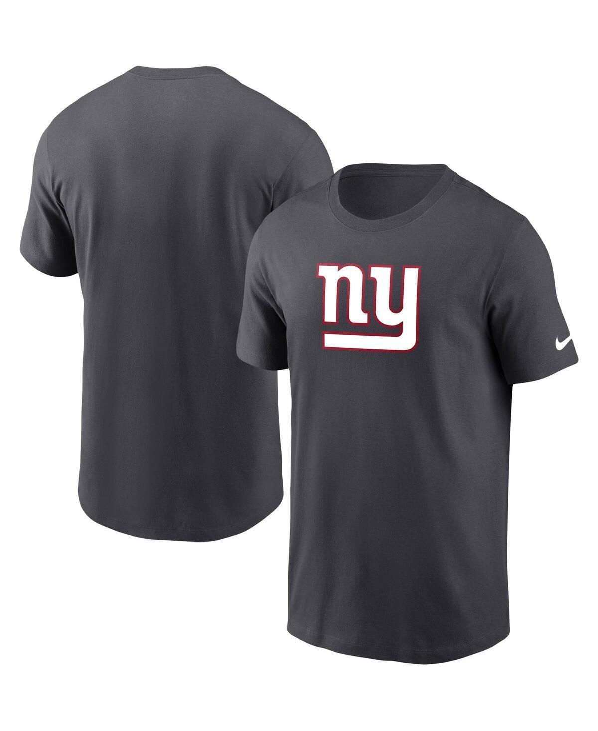 Nike Mens Charcoal New York Giants Primary Logo T-Shirt Product Image