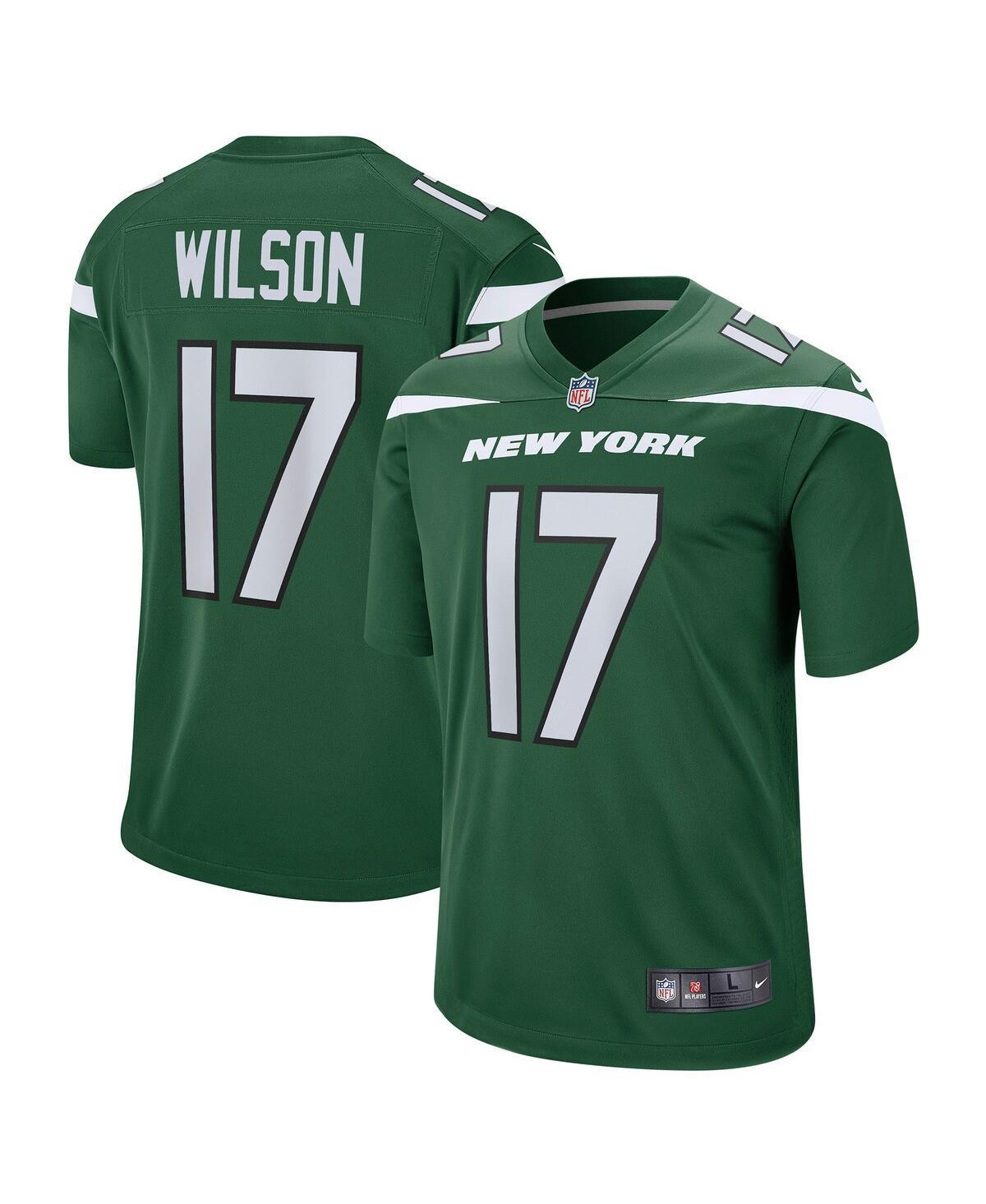 Mens Nike Garrett Wilson Green New York Jets Player Game Jersey - Green Product Image