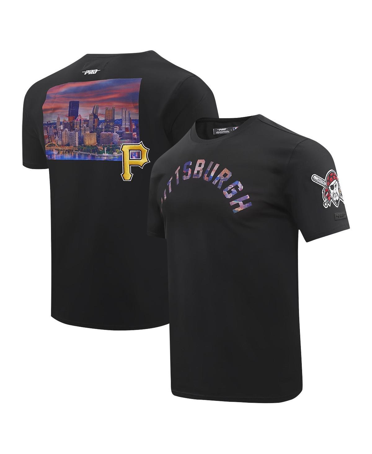 Pro Standard Mens Black Pittsburgh Pirates Cityscape T-Shirt Product Image