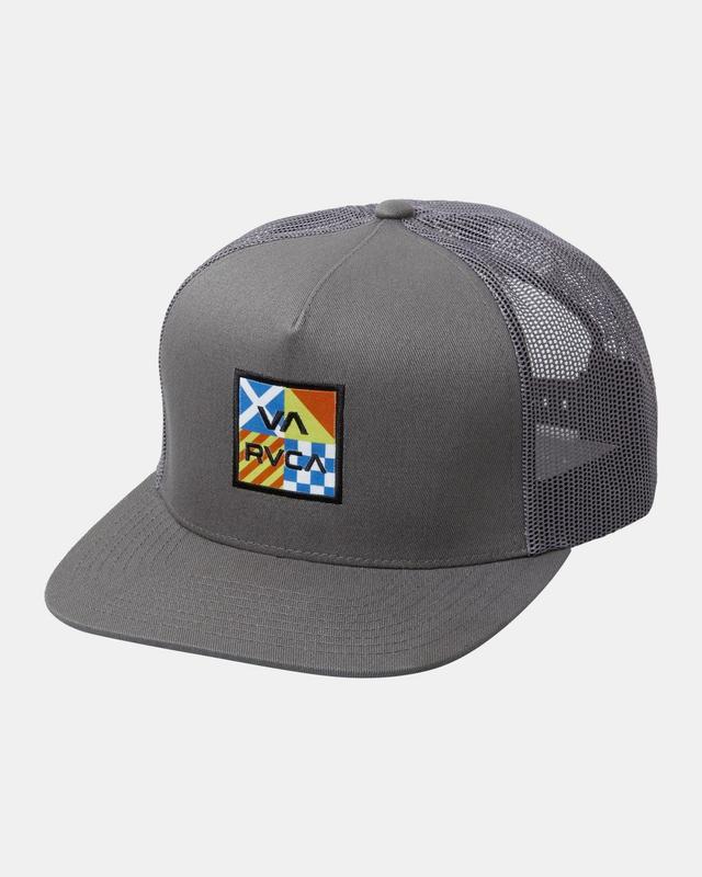 VA All The Way Print Trucker Hat - Charcoal Product Image