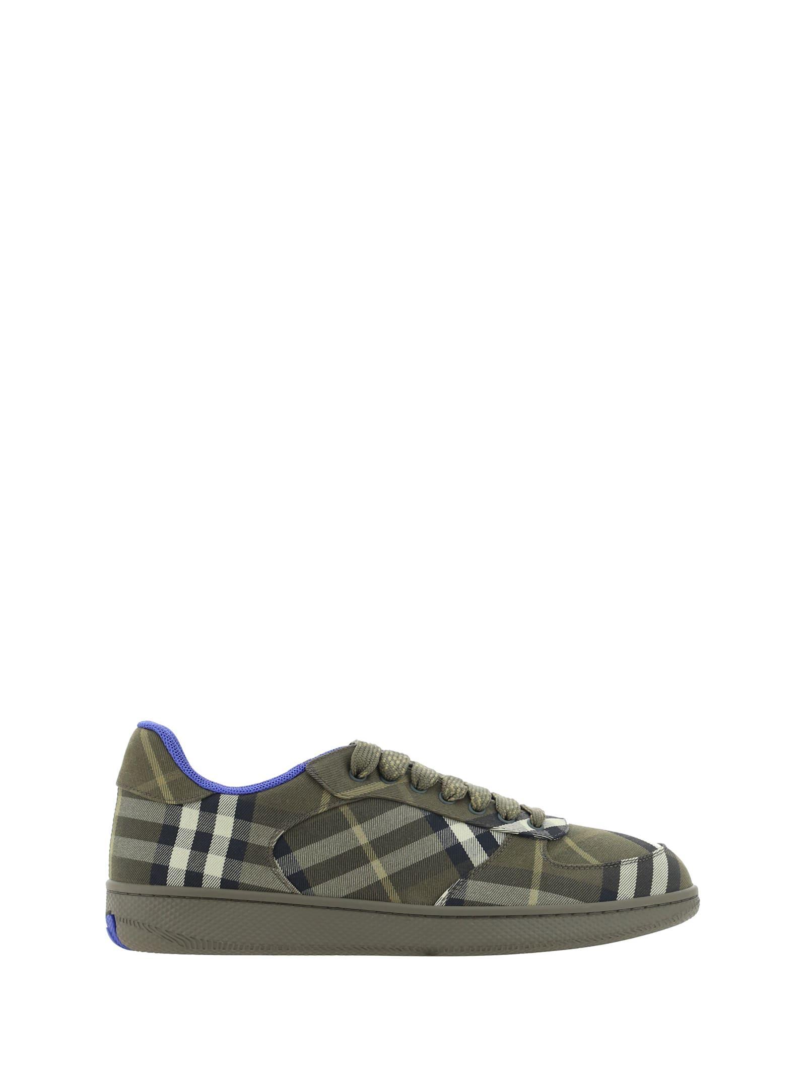 BURBERRY Check Terrace Sneakers In Heath Product Image