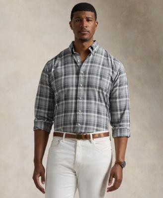 Men's Big & Tall Performance Oxford Shirt Product Image