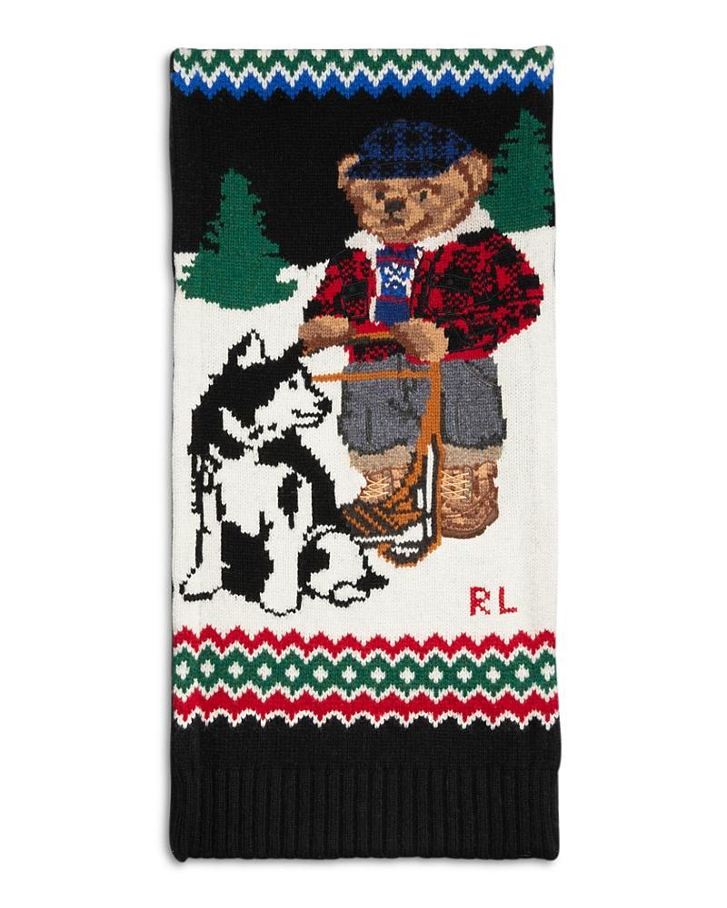 Polo Ralph Lauren Holiday Bear Intarsia Scarf Product Image