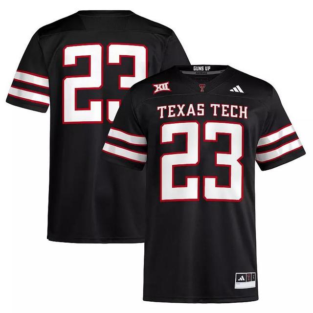 Adidas Mens 23 Texas Tech Raiders Away Premier Football Jersey - Black Product Image