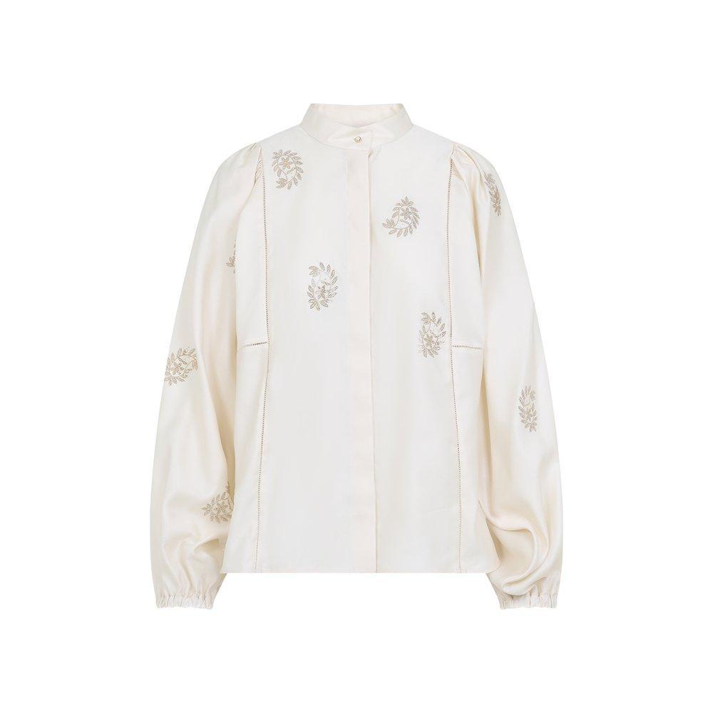 MAX MARA Caladio Embellished Long In White Product Image