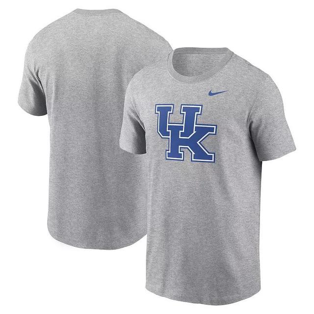 Mens Nike Heather Gray Kentucky Wildcats Primetime Evergreen Logo T-Shirt Product Image