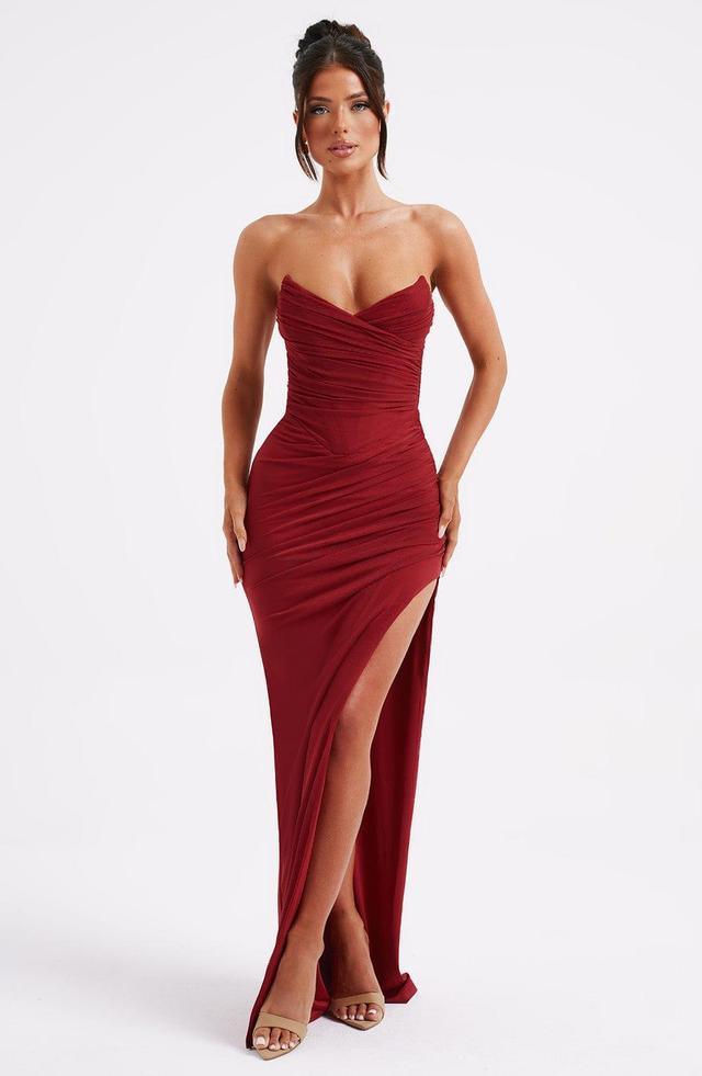 Giovanna Maxi Dress - Wine Product Image