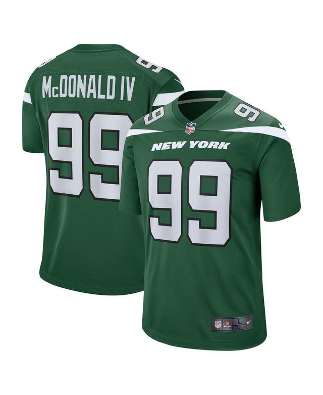 Mens Nike Will McDonald Iv Gotham Green New York Jets 2023 Nfl Draft First Round Pick Game Jersey - Green Product Image