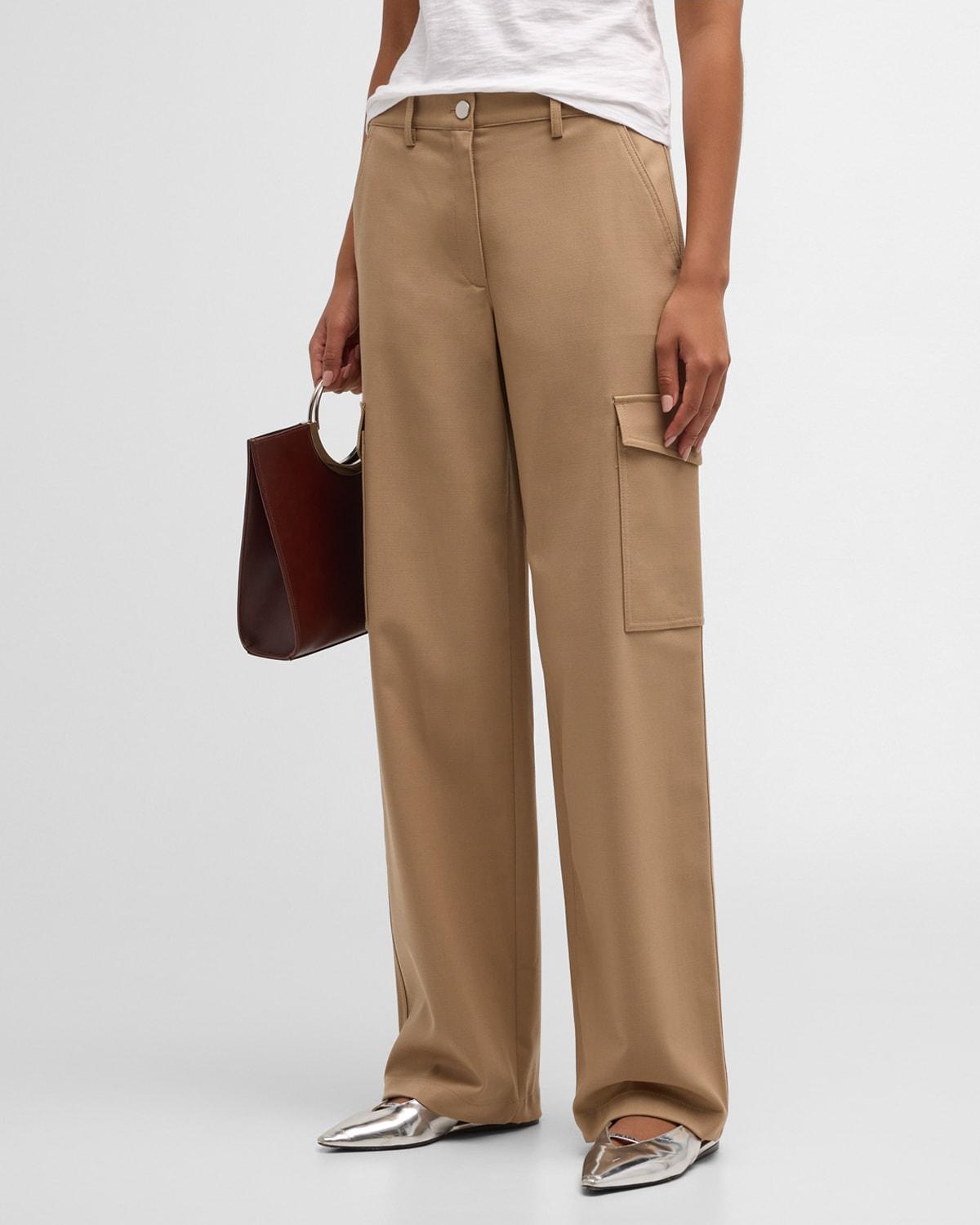 Relaxed Straight-Leg Cargo Pants Product Image