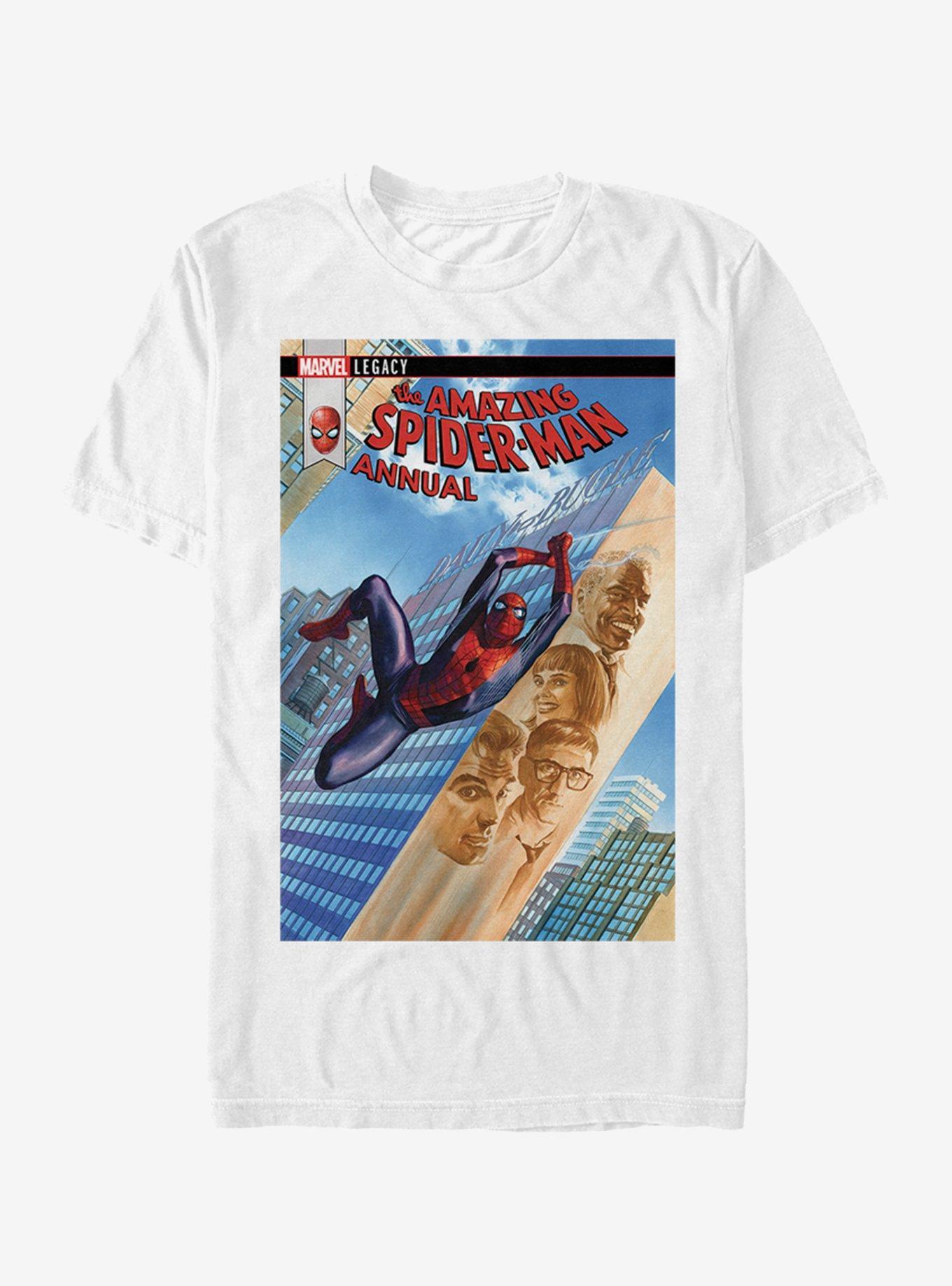 Marvel Spider-Man Smiling Faces Feb.18 T-Shirt Product Image