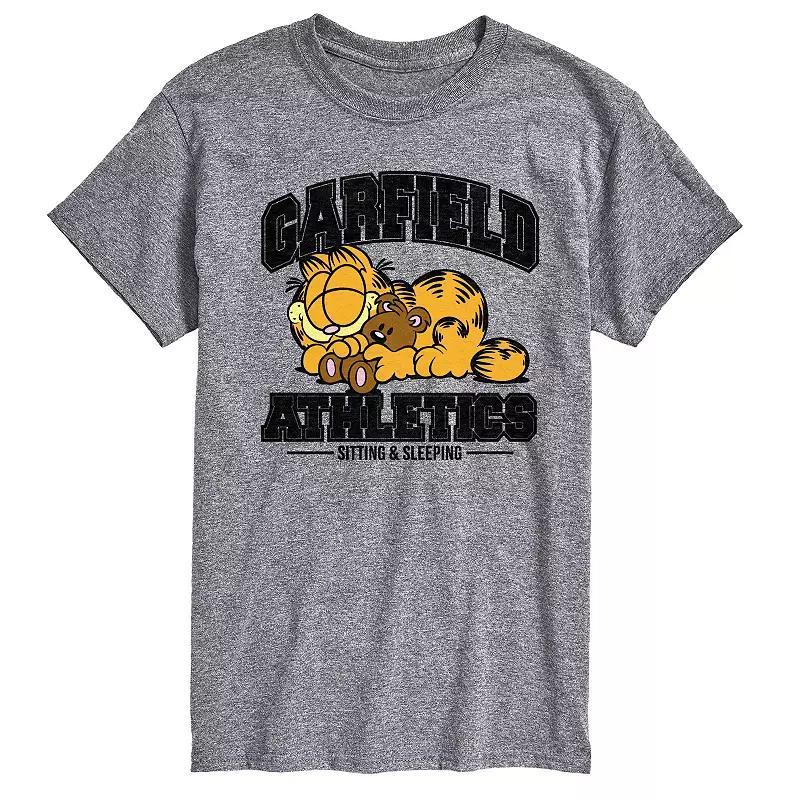 Mens Garfield Sleeping Athletics Graphic Tee Product Image