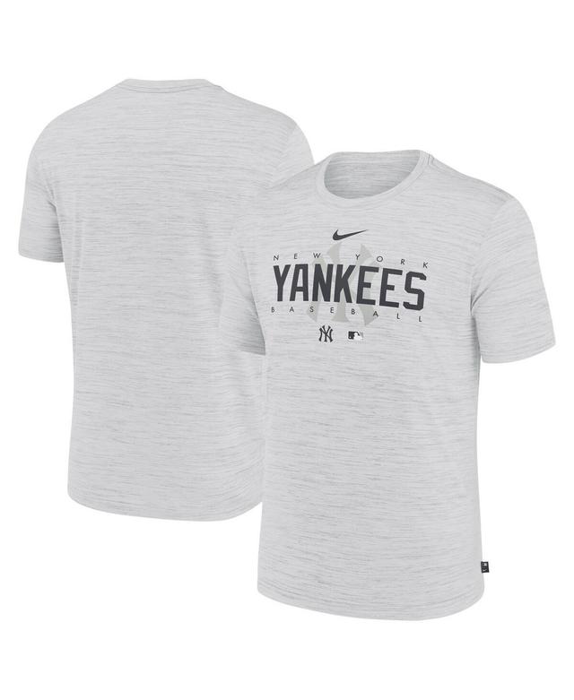 Mens Nike White New York Yankees Authentic Collection Velocity Performance Practice T-shirt Product Image