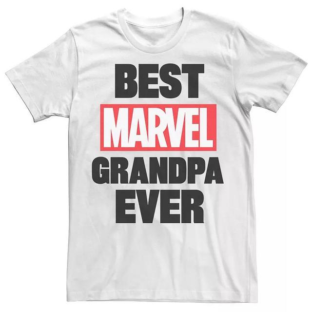 Mens Marvel Best Marvel Grandpa Ever Graphic Tee Product Image